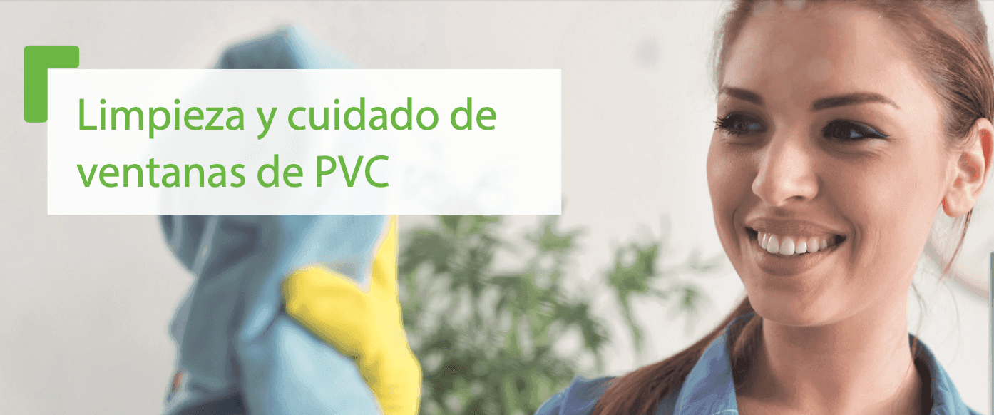 Limpieza de ventanas de PVC